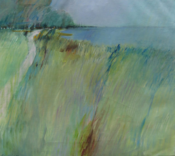 1984 Seeuferweg Acryl 090 cm x 100 cm